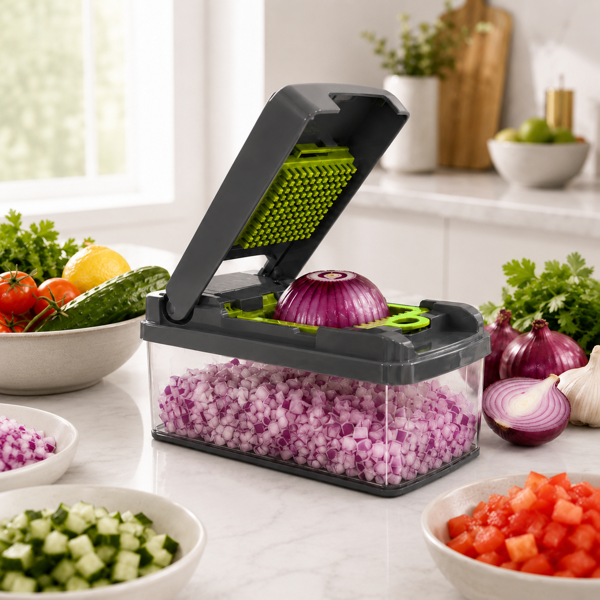 15-in-1 Vegetable Chopper & Slicer