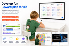 Smart digital calendar reward plan for kids with schedule and sleep mode thumbnail